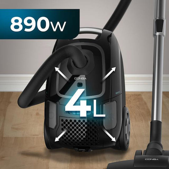 Cecotec 08577 Vacuum Cleaner 890W Bagged 4lt Black