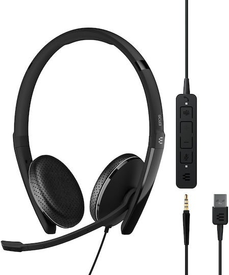 Epos ADAPT 165T USB II On Ear Multimedia Ακουστικά με μικρόφωνο και σύνδεση USB-A