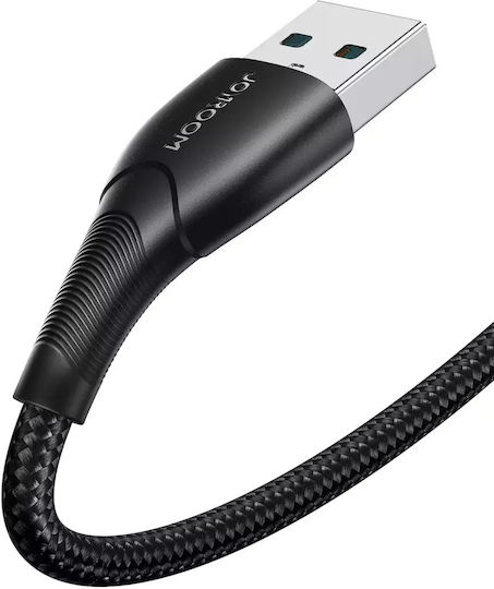 Joyroom Starry Series Braided USB 2.0 Cable USB-C male - USB-A 18W Μαύρο 1m SA32-AC3