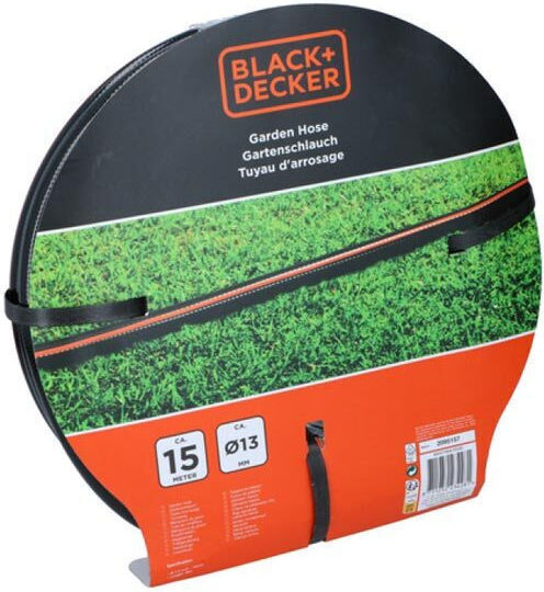 Black & Decker Garden Hose Pipe Set 3/4" 15m