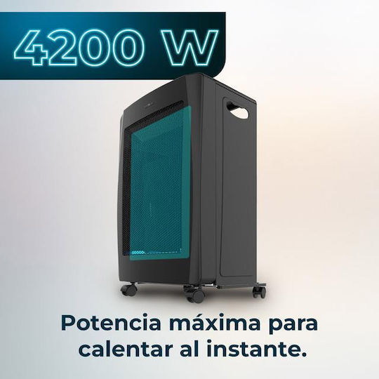 Cecotec Индор Газови Отоплители 4200W Черен 44.4x15.5x65см