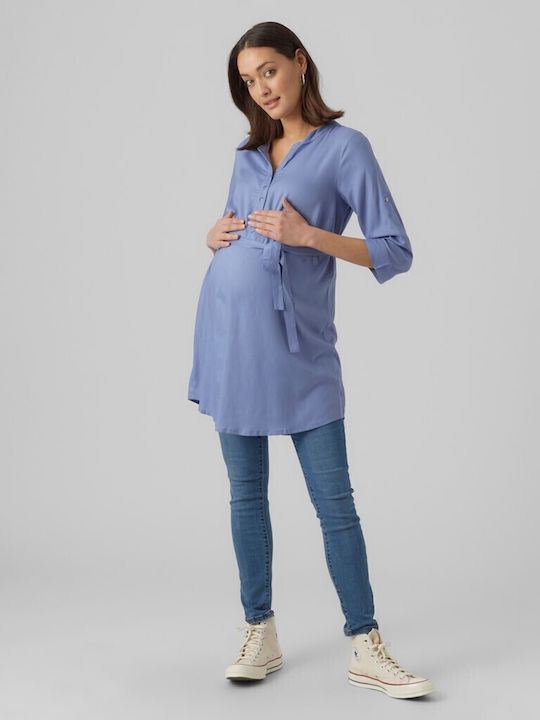 Mamalicious Hemd Schwangerschafts-Tops blue