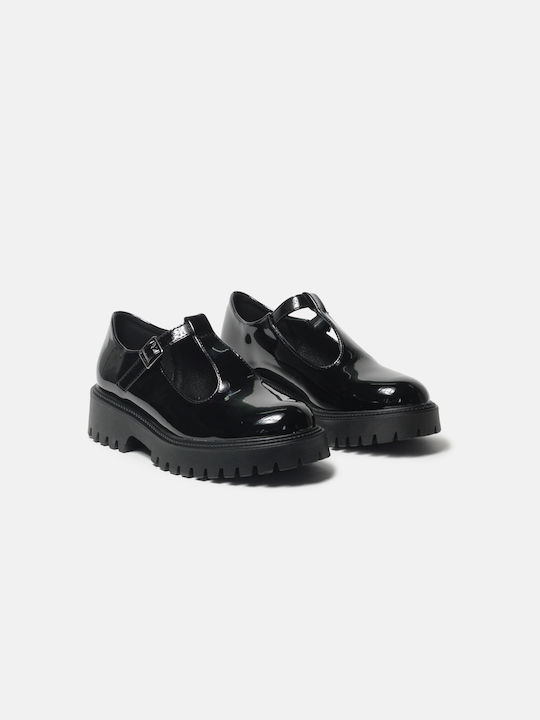 InShoes Patent Leather Ballerinas Black