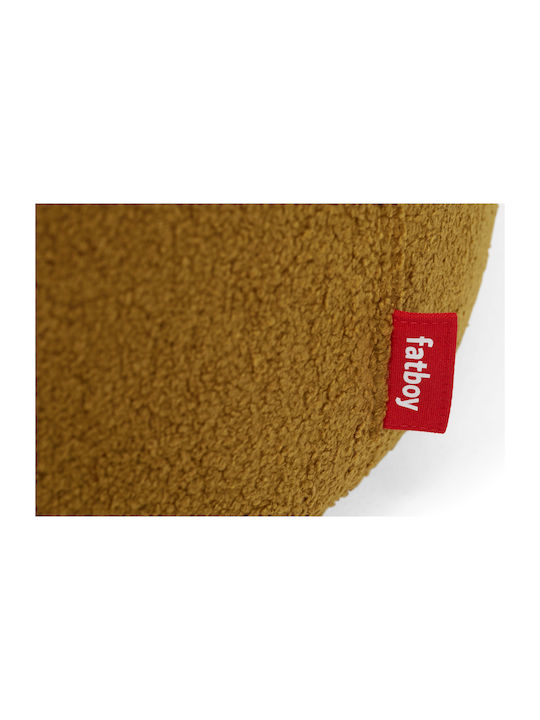 Bean Bag Stool Poof Yellow 50x50x35cm