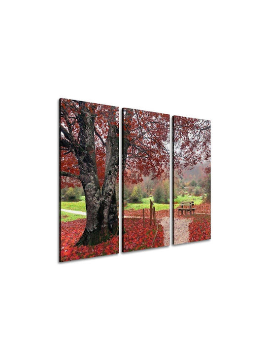I-gallery Τρίπτυχος Πίνακας σε Καμβά 100x150cm