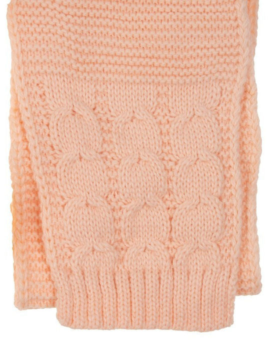 Kinder Mütze Set mit Handschuhe Gestrickt Somon