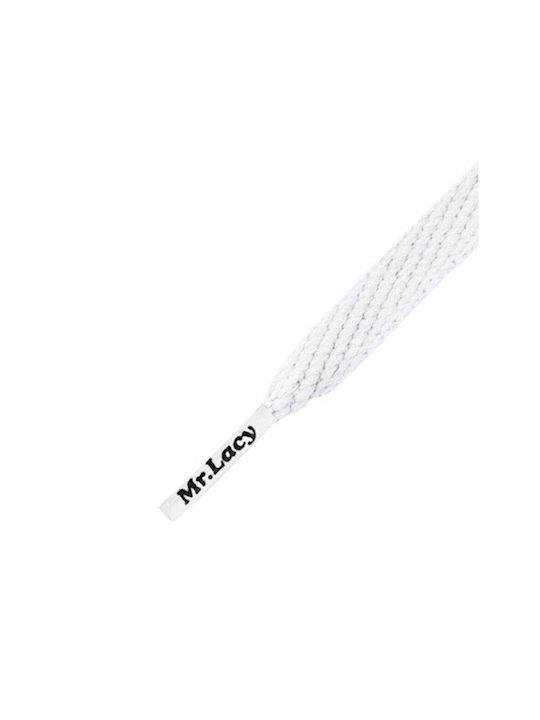 Mr.Lacy Junior Shoelaces 110cm White 2pcs
