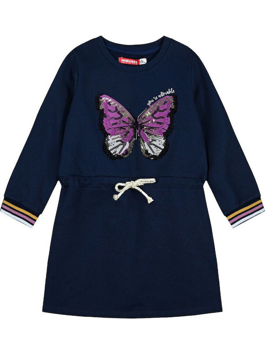 Rochie pentru Copii Mânecă lungă Albastru marin