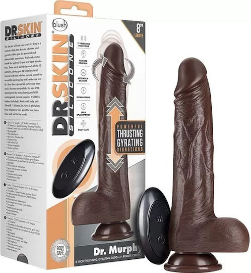Blush Realistic Vibrator 22cm Brown