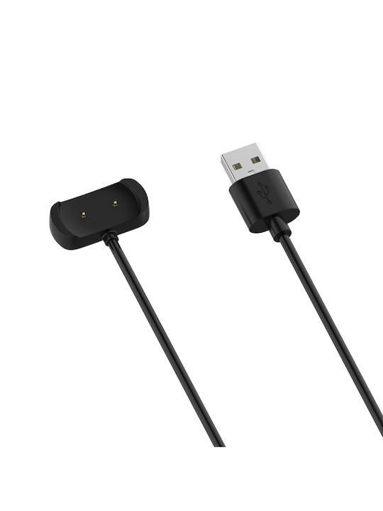 Зарядно за Amazfit Bip 3 / Bip 3 Pro Черен