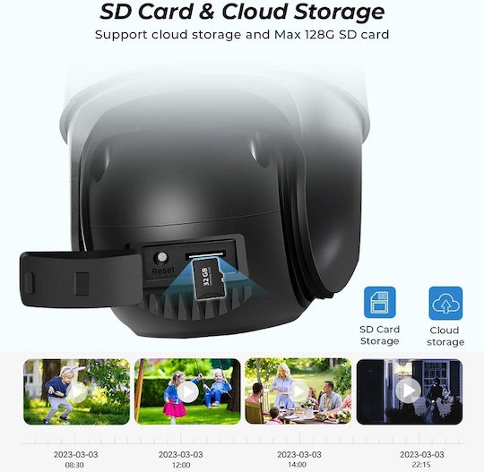 310777 IP Surveillance Camera Full HD+ 6MP with Two-Way Communication and Lens 3.6mm