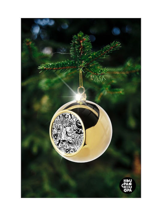 Τερατάκια Christmas Ball Ornament Gold