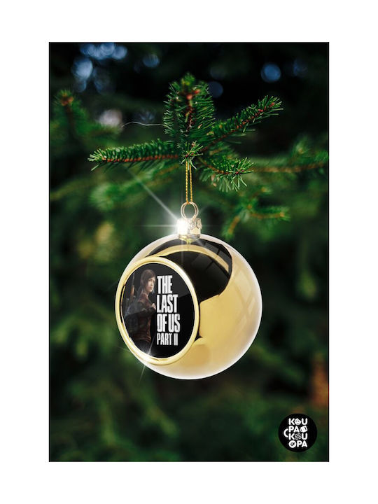 Last Of Us Christmas Ball Ornament Gold