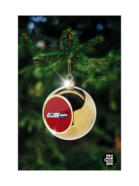 G.i. Joe Christmas Ball Ornament Gold