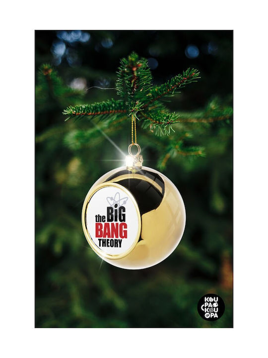 The Big Bang Theory Ornament de Crăciun Bilă Aur cu Pulbere de Aur cu Paiete