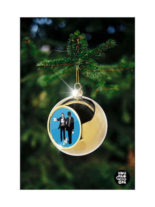 Pulp Fiction 3 Meter Away Weihnachtshänger Kugel Ornament Gold