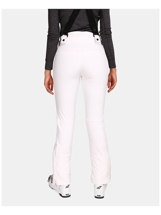 Kilpi UL0408KI-WHT Pantaloni de schi și snowboard pentru femei Ski & Snowboard Alb