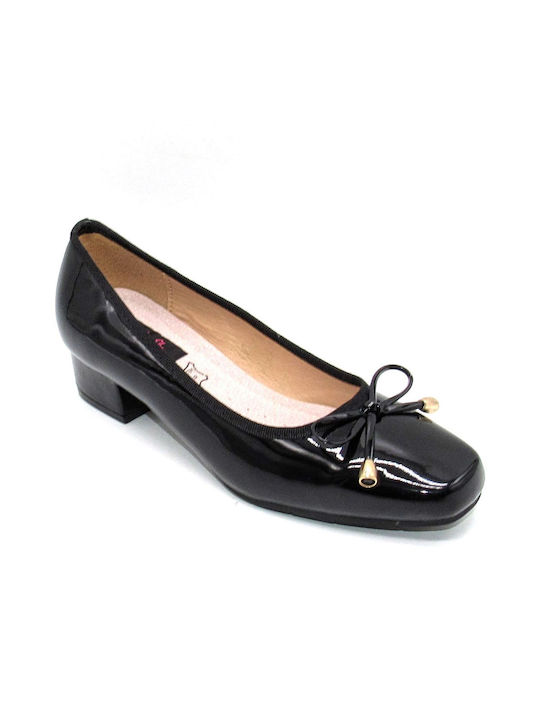 Moenia Patent Leather Black Heels