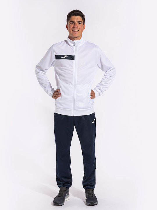 Joma Tracksuit Pantaloni de trening Alb