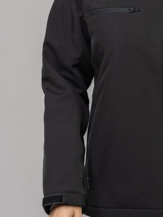 Winter Jacket Softshell Waterproof and Windproof Black