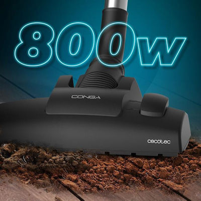 Cecotec Conga Vacuum Cleaner 800W Bagged 2lt Black