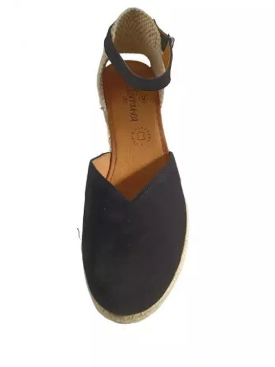Medilerrarea Women's Platform Espadrilles Black