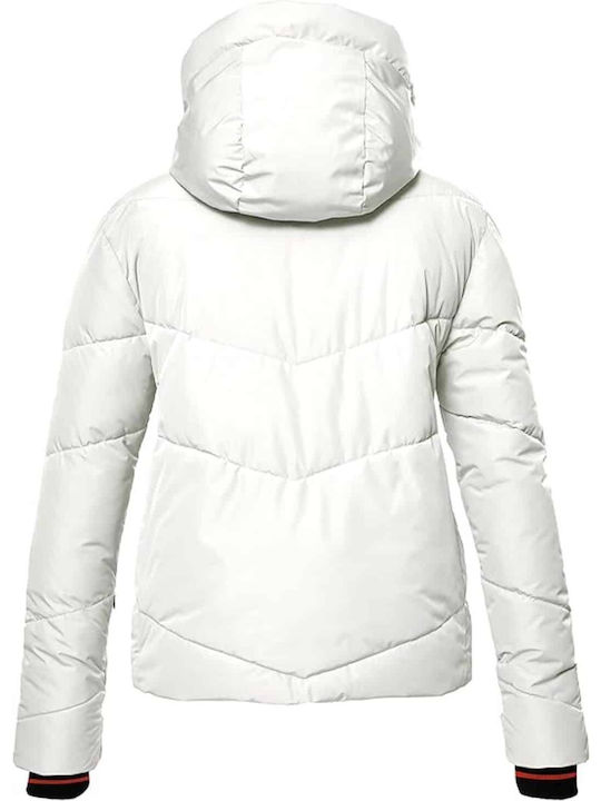 Killtec Ksw 39725-768 Frauen Jacke aus für Ski & Snowboard Weiß