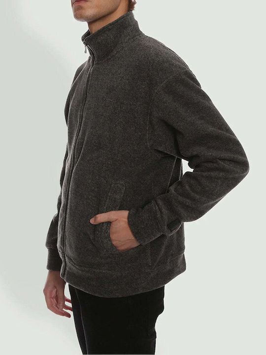 Ανδρική Ζακέτα Fleece Black Sand