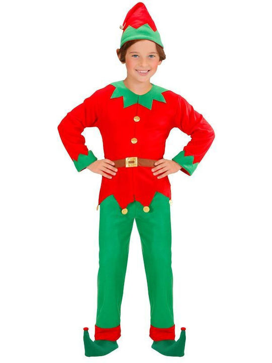 Kids Christmas Costume Elf Multicolored
