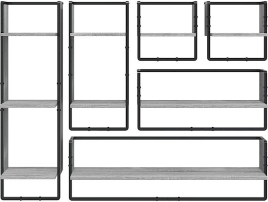 Стенни Рафт Сив Sonoma 6 Брой 30x25x65см