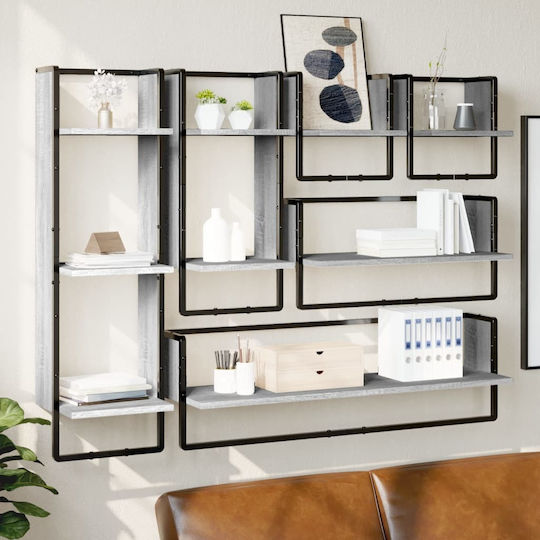Стенни Рафт Сив Sonoma 6 Брой 30x25x65см