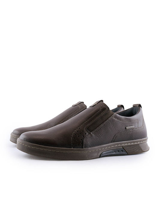 Pegada Men's Anatomic Leather Casual Shoes Brown