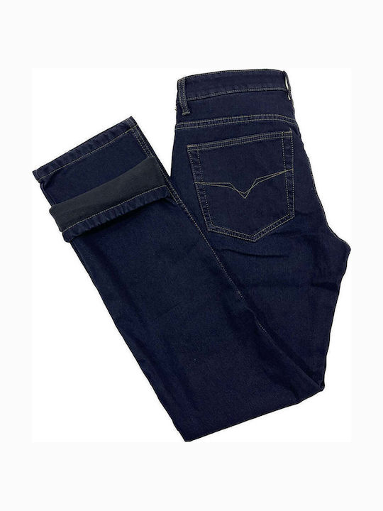 Men's Jeans Pants Dark Blue