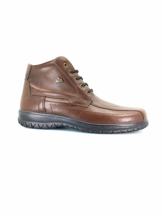 Boxer Men's Leather Boots Brown