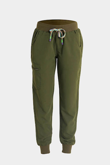 Dr. Scrub Femei Pantaloni medicali Kaki