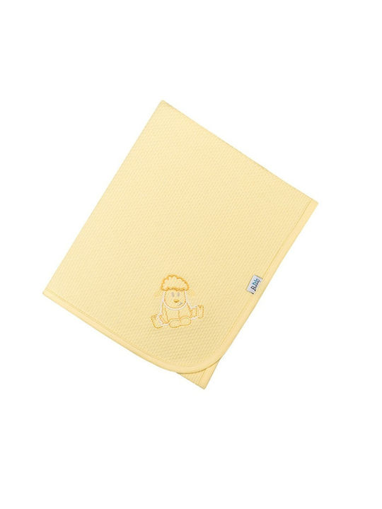 Bunny Bebe Swaddle-Tuch Yellow 76x90cm. 1Stück