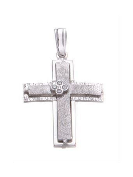 Papadopoulos Gold Women's White Gold Cross 14K