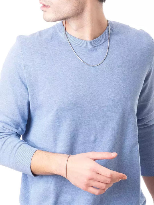 Oxzen Chain Hand made of Steel Thin Thickness 2.5mm