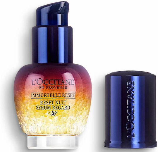 L'Occitane Immortelle Reset Reset Nuit Moisturizing & Anti-aging Serum Eyes for Dark Circles & Bags 15ml