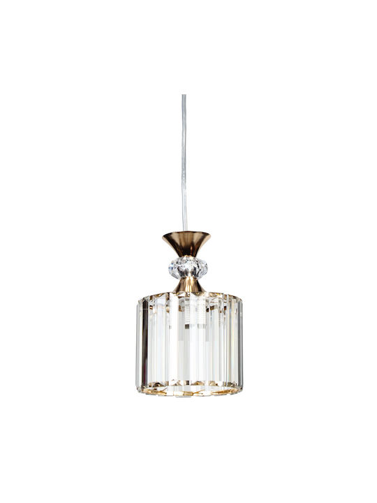 Keskor Pendant Light Gold with Socket E27 13x20cm