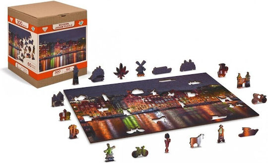 Puzzle pentru Copii 75buc Wooden City