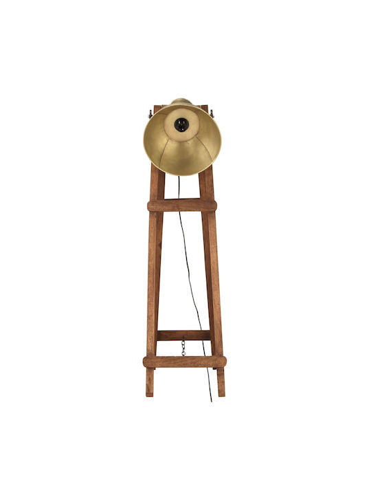 vidaXL Vintage Floor Lamp H105cm. with Socket for Bulb E27 Bronze