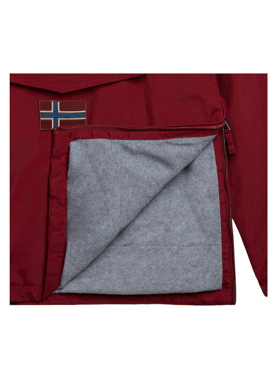 Rainforest Winter 3 Winter Jacke Burgundisch