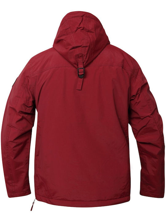 Rainforest Winter 3 Winter Jacke Burgundisch