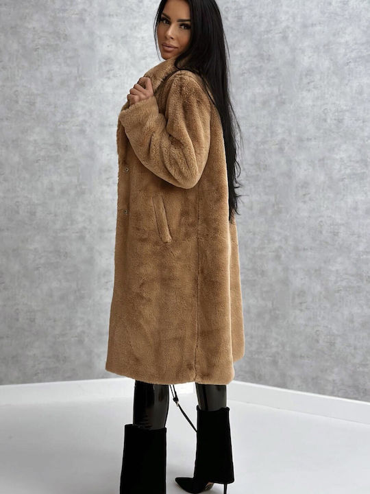 RichgirlBoudoir Women's Long Fur Brown