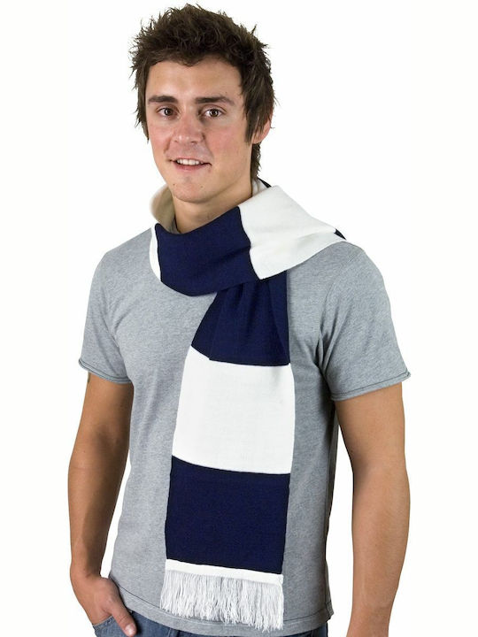 Γυναικείο Κασκόλ White/Navy