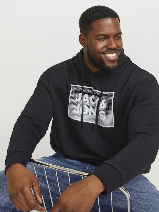 Jack & Jones Ανδρικό Φούτερ Μαύρο