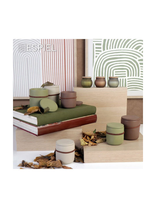 Espiel Aromatic Candle In Jar With Vanilla & Cookie Perfume 8.8x10cm