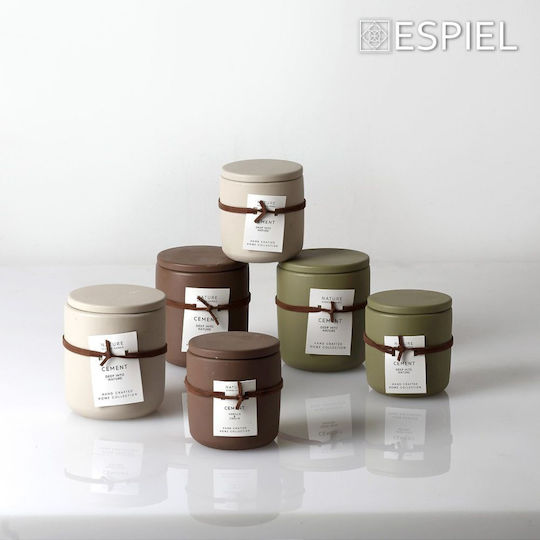 Espiel Aromatic Candle In Jar With Spa Perfume 8.8x10cm