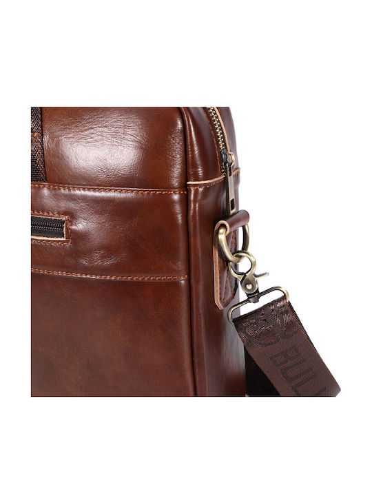 Leather Men's Briefcase Brown